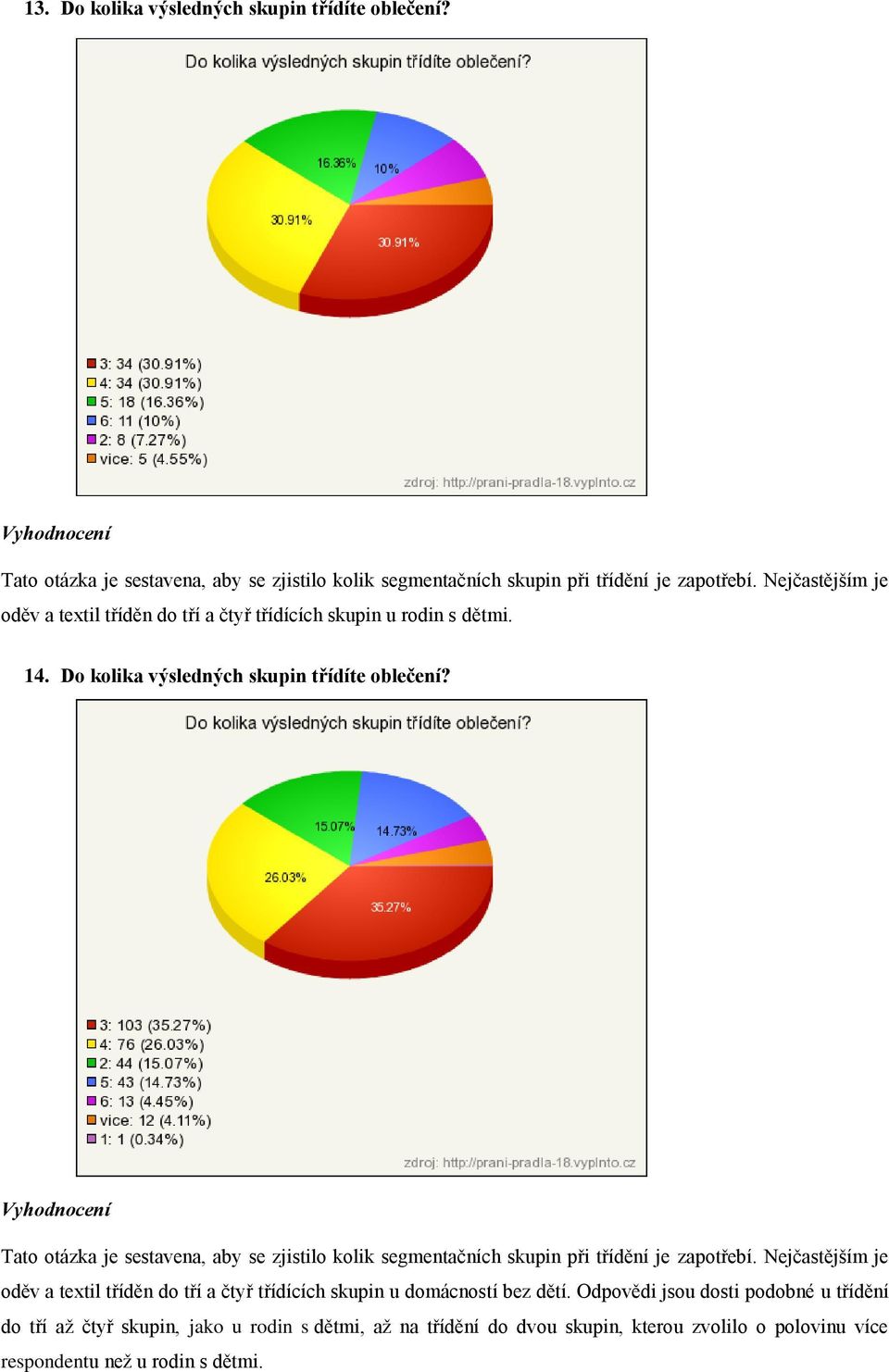 Tato otázka je sestavena, aby se zjistilo kolik segmentačních skupin při třídění je zapotřebí.