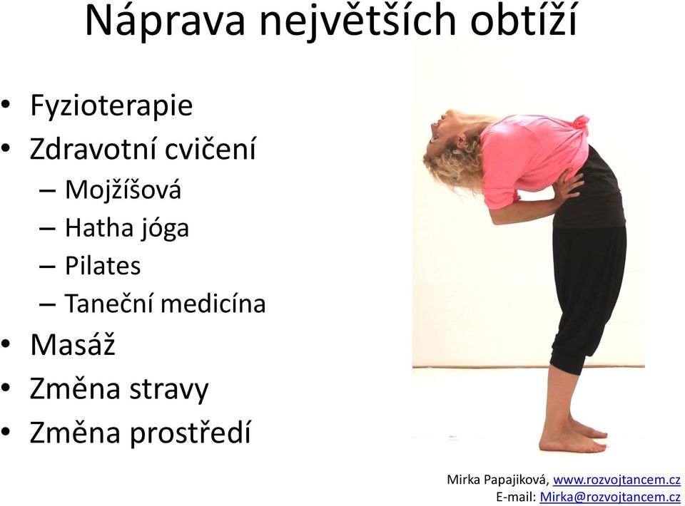 Mojžíšová Hatha jóga Pilates