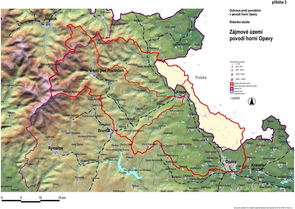 Štáhle Rýmařov Velká Štáhle Horní Město Tvrdkov Lichnov Brumovice Sosnová Moravskoslezský Kočov Valšov Ryžoviště Libina Jiříkov Horní Životice Staré Heřminovy Leskovec nad Moravicí Jakartovice