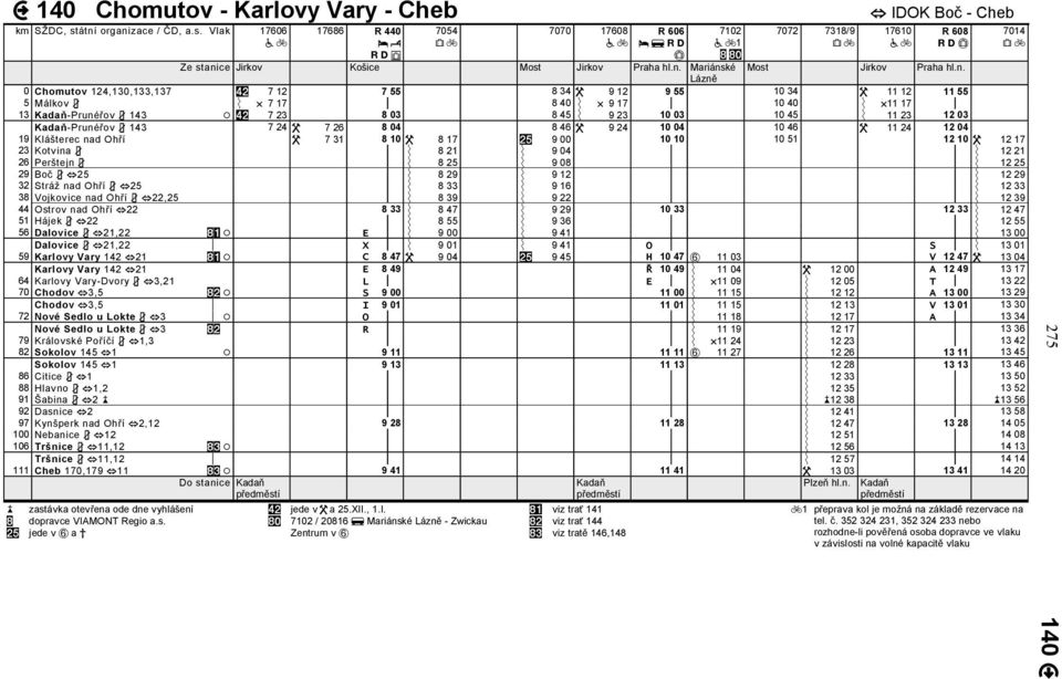 12 03 -Prunéřov 143 7 24 7 26 8 04 8 46 9 24 10 04 10 46 11 24 12 04 19 Klášterec nad Ohří 7 31 8 10 8 17 9 00 10 10 10 51 12 10 12 17 23 Kotvina 8 21 9 04 12 21 26 Perštejn 8 25 9 08 12 25 29 Boč25