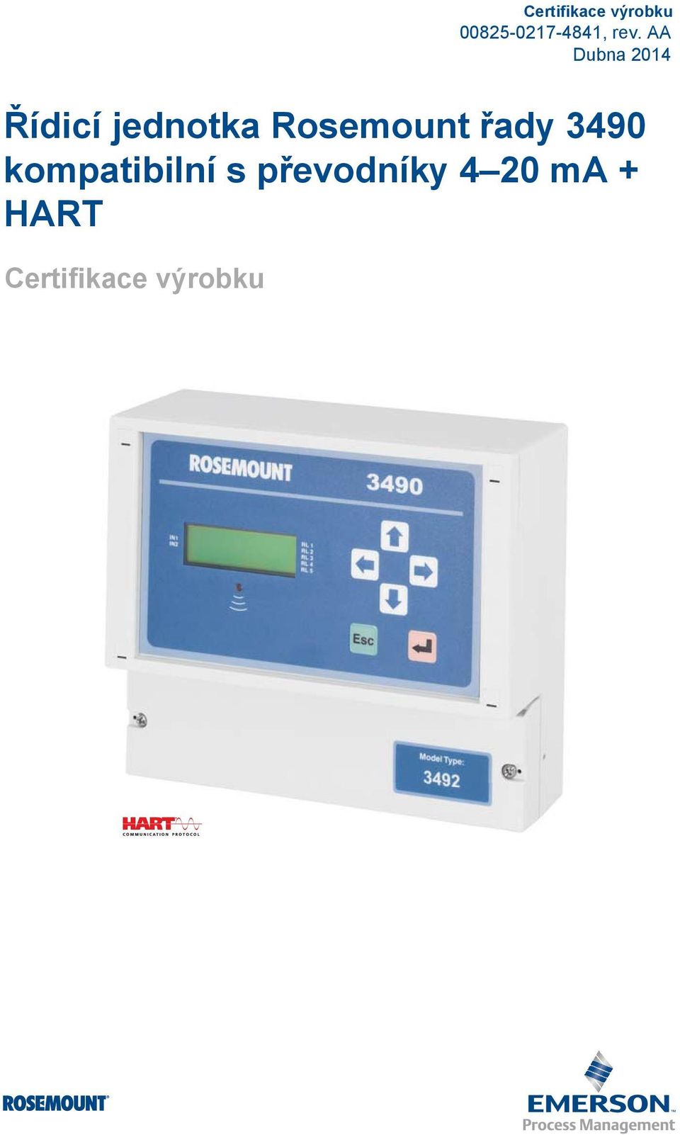 Rosemount řady 3490