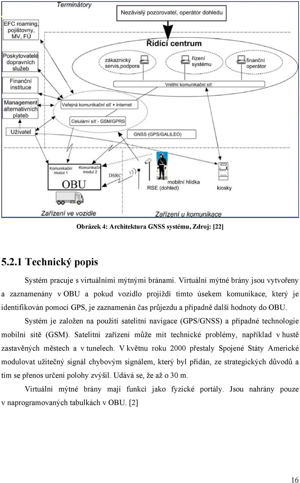 OBU. Systém je založen na použití satelitní navigace (GPS/GNSS) a případné technologie mobilní sítě (GSM).