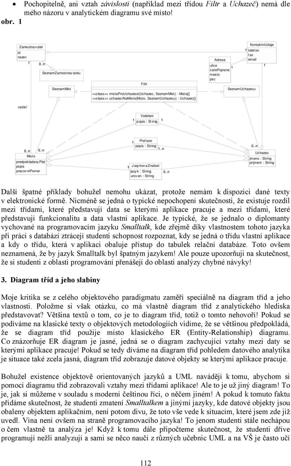 ulice cislopopisne mesto psc KontaktniUdaje telefon fax email SeznamUchazecu Vzdelani popis : String Misto predpokladany Plat popis pracov nipomer Prof ese popis : String.