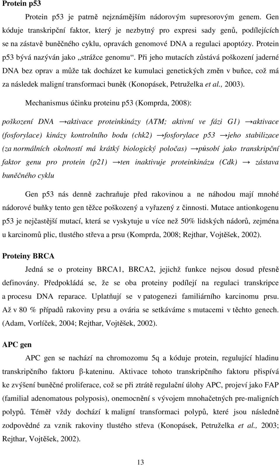 Protein p53 bývá nazýván jako strážce genomu.