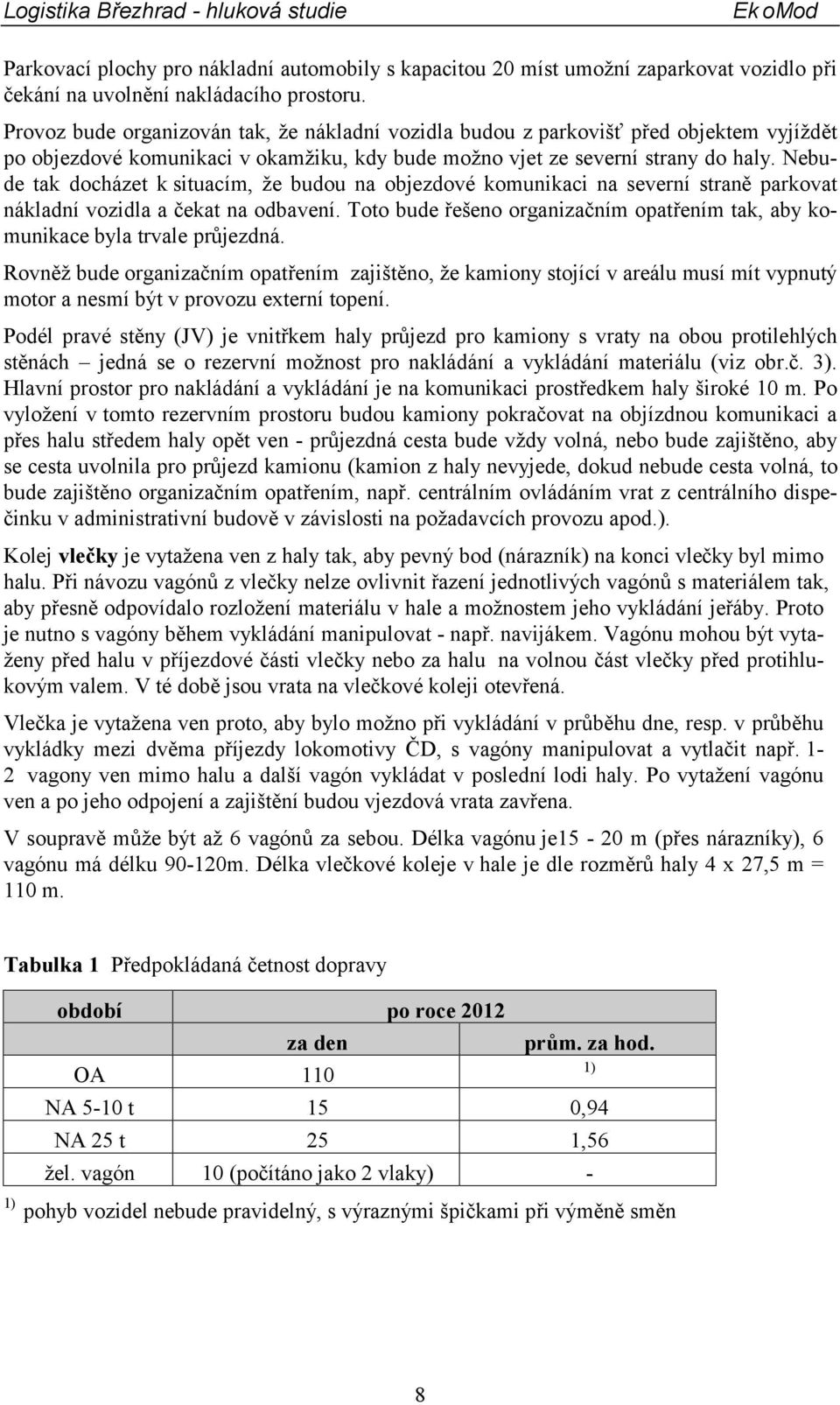 Nebude tak docházet k situacím, že budou na objezdové komunikaci na severní straně parkovat nákladní vozidla a čekat na odbavení.