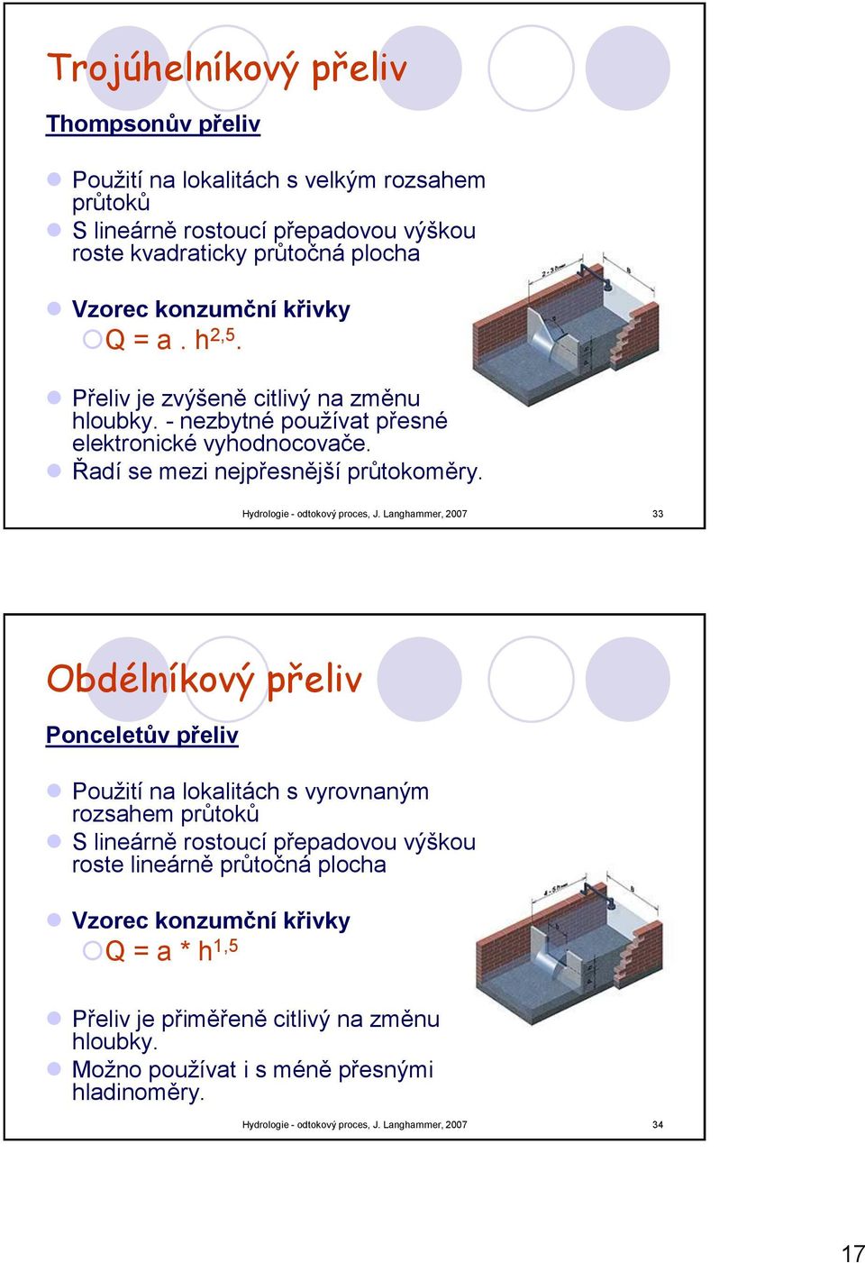 Hydrologie - odtokový proces, J.