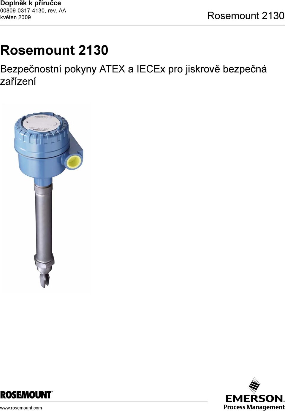 2130 Bezpečnostní pokyny ATEX a IECEx pro