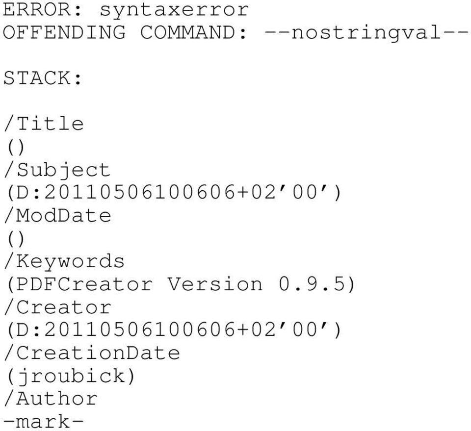 /ModDate () /Keywords (PDFCreator Version 0.9.