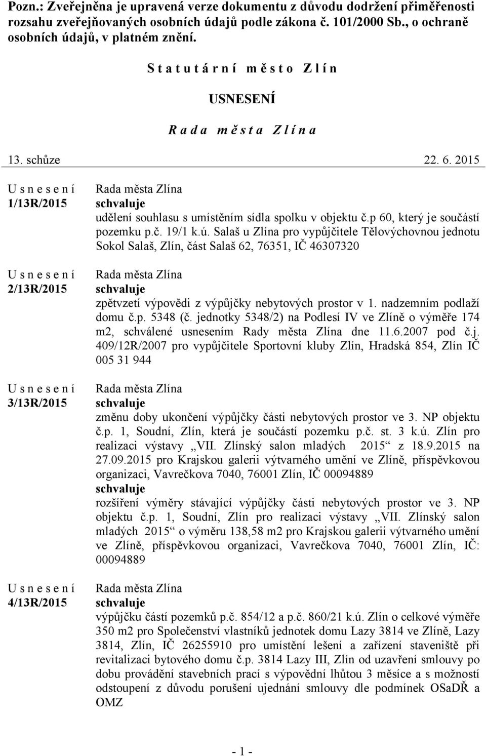 p 60, který je součástí pozemku p.č. 19/1 k.ú.