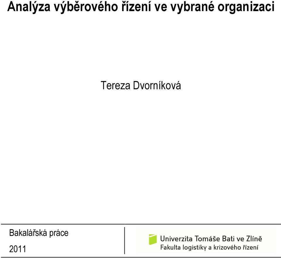 organizaci Tereza