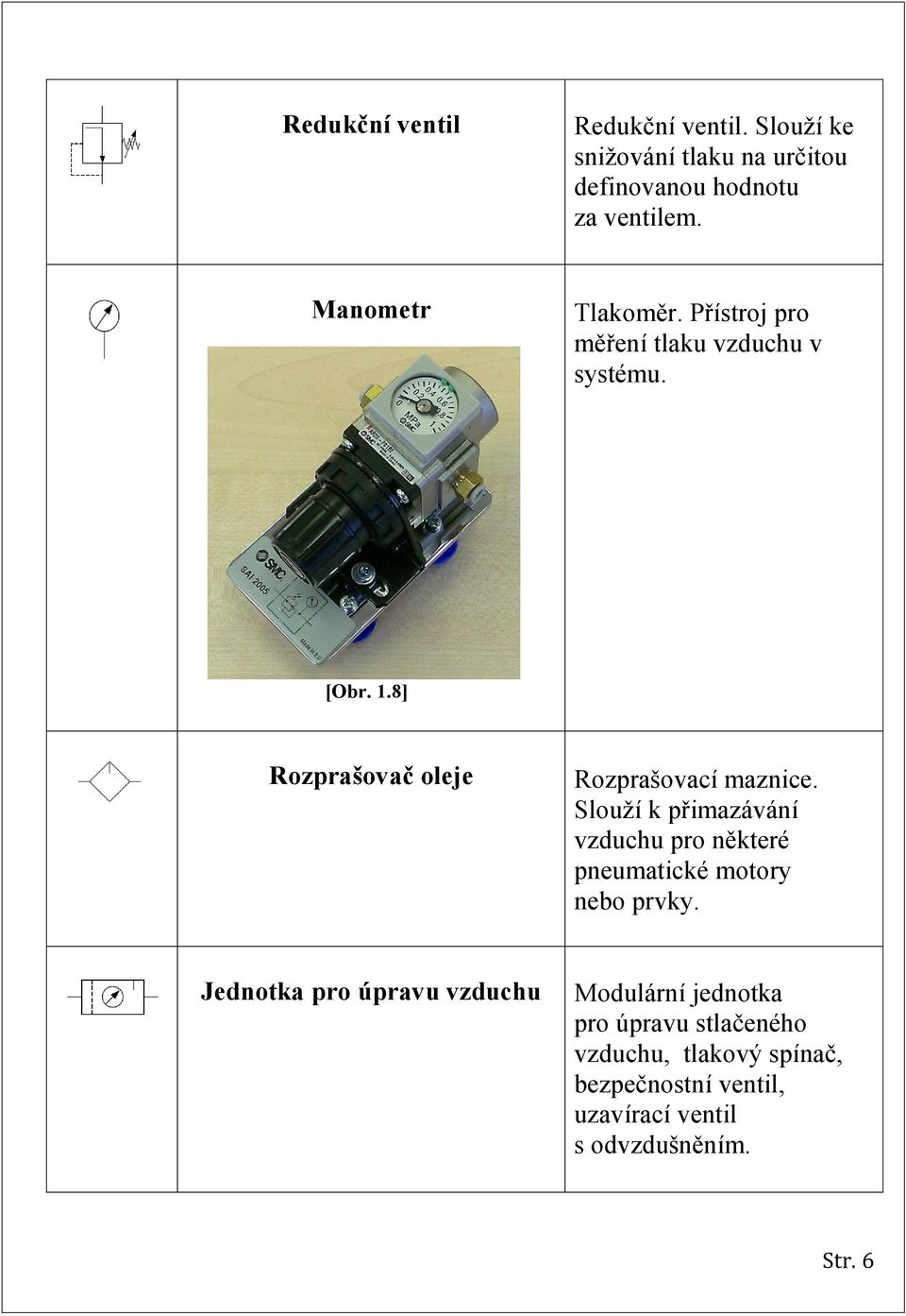 8] Rozprašovač oleje Rozprašovací maznice.