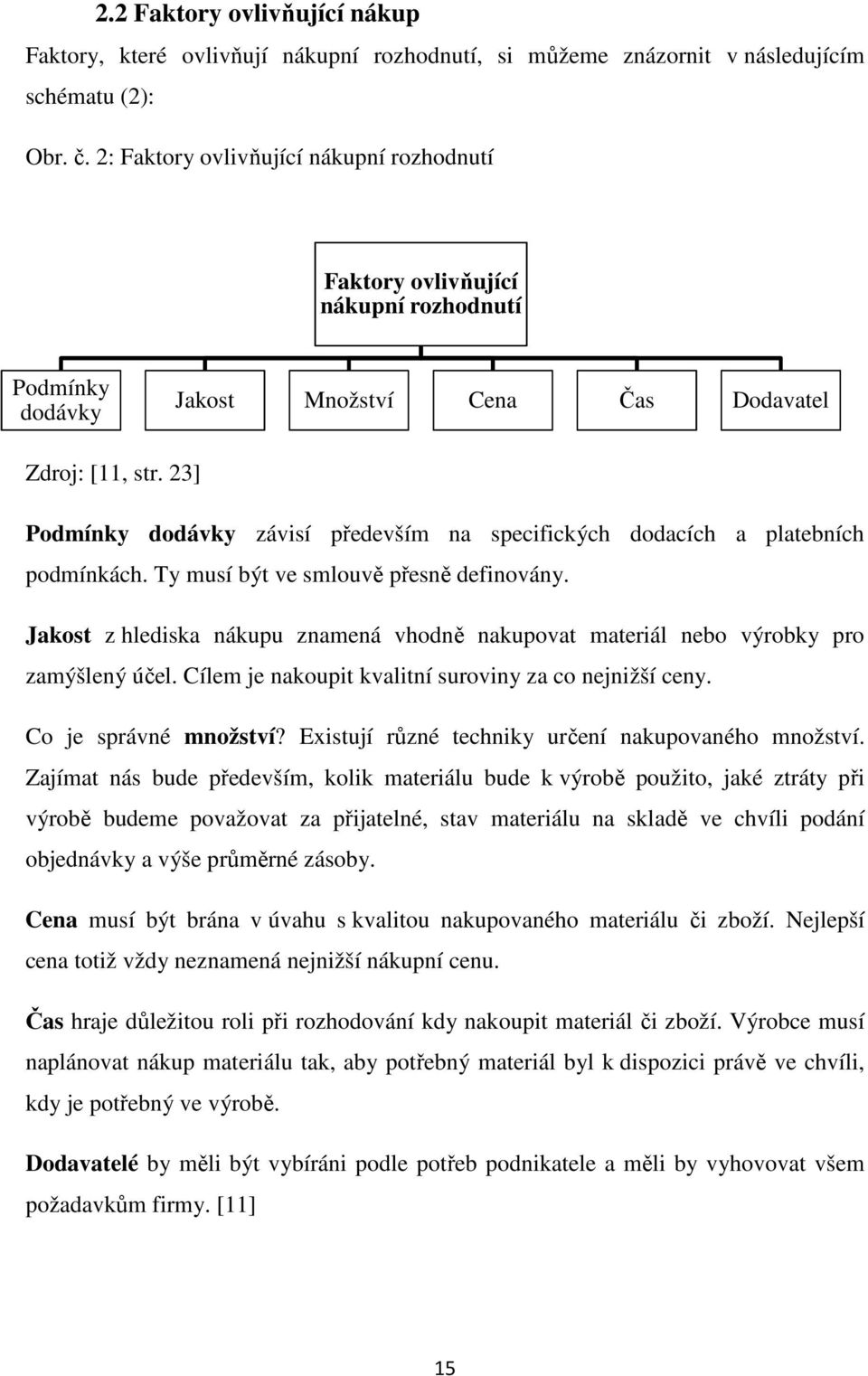 23] Podmínky dodávky závisí především na specifických dodacích a platebních podmínkách. Ty musí být ve smlouvě přesně definovány.