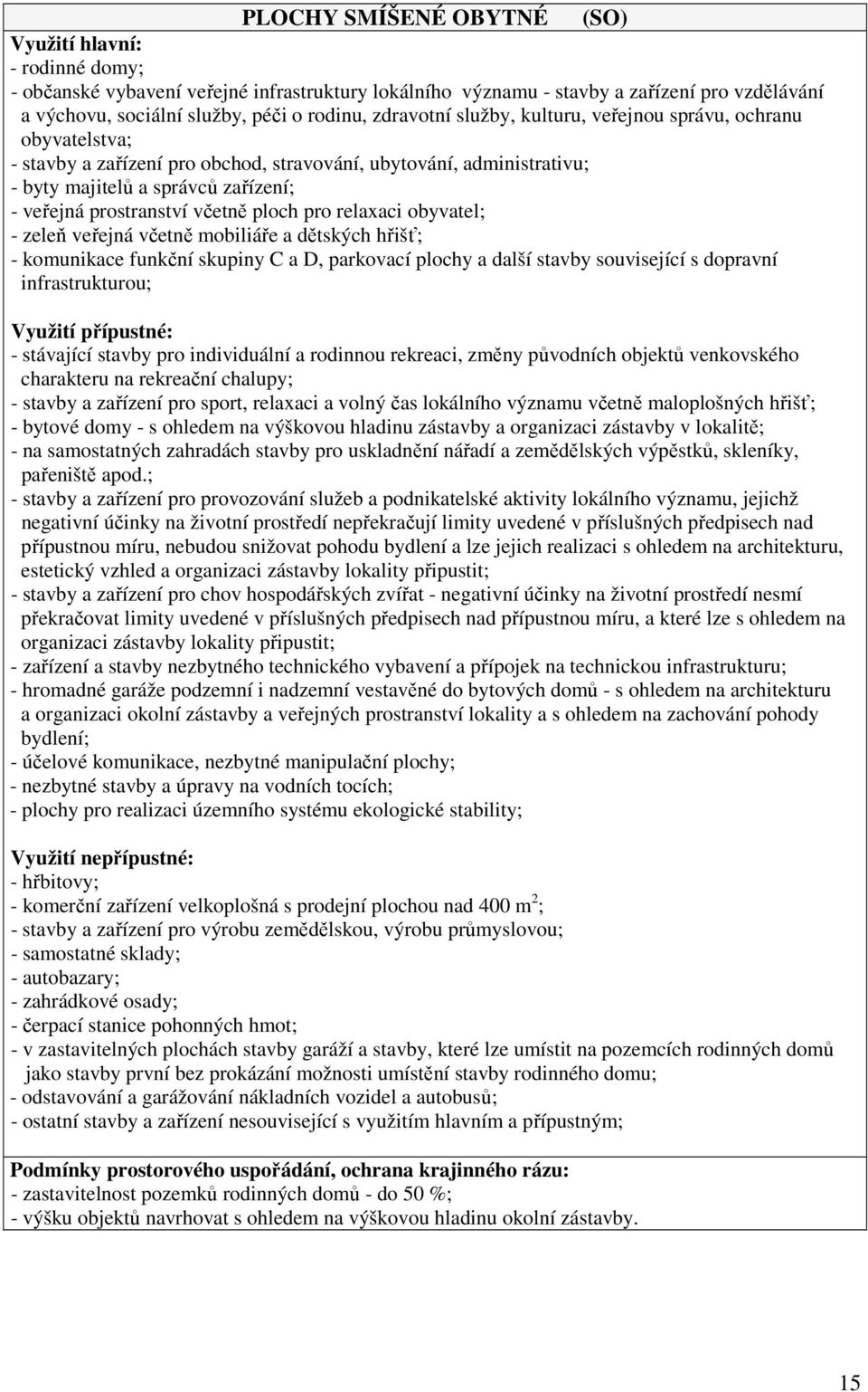 včetně ploch pro relaxaci obyvatel; - zeleň veřejná včetně mobiliáře a dětských hřišť; - komunikace funkční skupiny C a D, parkovací plochy a další stavby související s dopravní infrastrukturou;