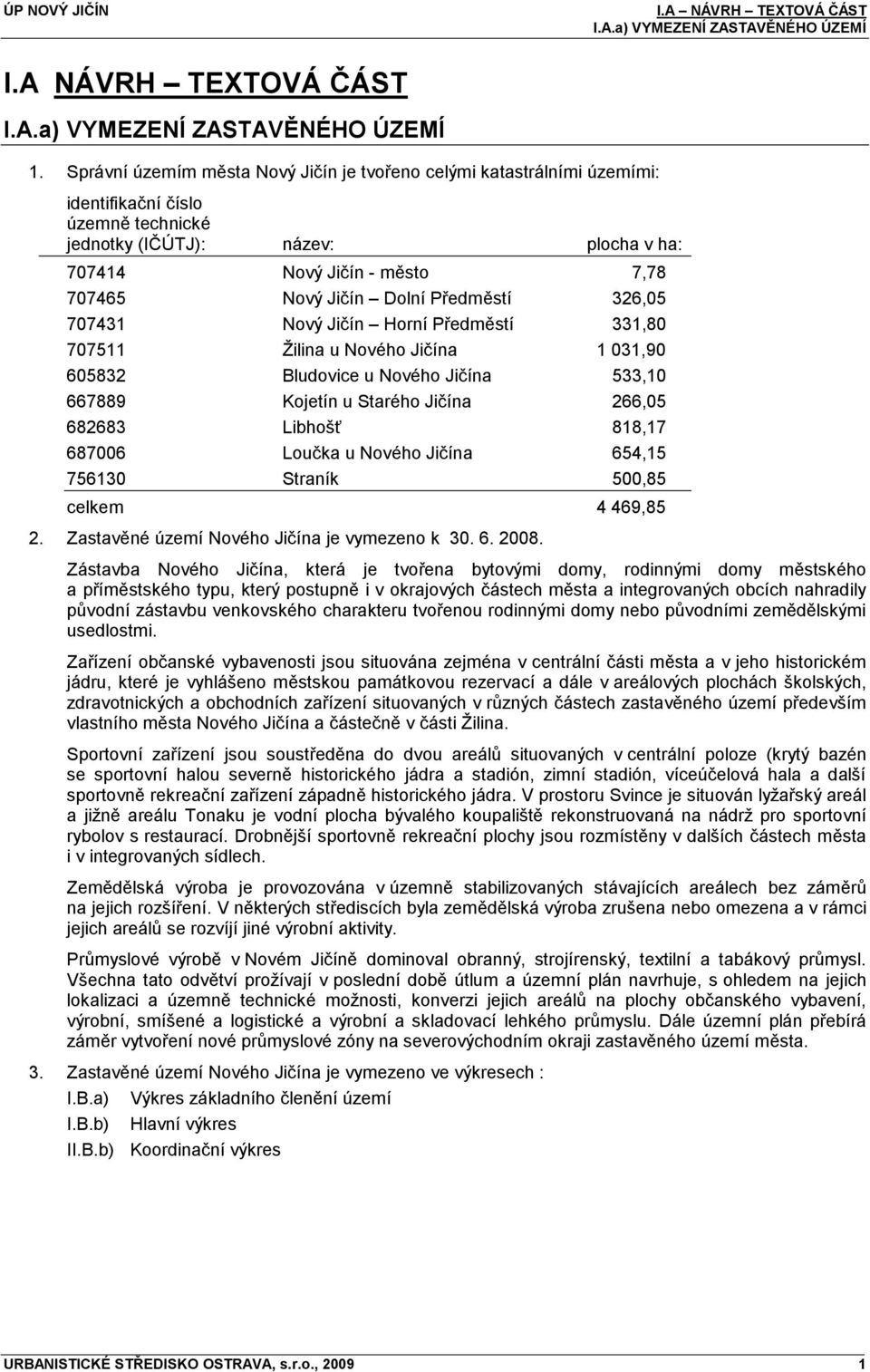 Předměstí 331,80 707511 Ţilina u Nového Jičína 1 031,90 605832 Bludovice u Nového Jičína 533,10 667889 Kojetín u Starého Jičína 266,05 682683 Libhošť 818,17 687006 Loučka u Nového Jičína 654,15