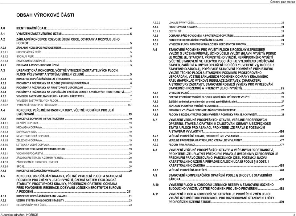 .. 5 A.3.1 KONCEPCE USPOŘÁDÁNÍ SÍDELNÍ STRUKTURY... 5 A.3.2 PODMÍNKY A POŽADAVKY NA PLOŠNÉ (FUNKČNÍ) USPOŘÁDÁNÍ... 6 A.3.3 PODMÍNKY A POŽADAVKY NA PROSTOROVÉ USPOŘÁDÁNÍ... 7 A.3.4 PODMÍNKY A POŽADAVKY NA USPOŘÁDÁNÍ SYSTÉMU CENTER A VEŘEJNÝCH PROSTRANSTVÍ.