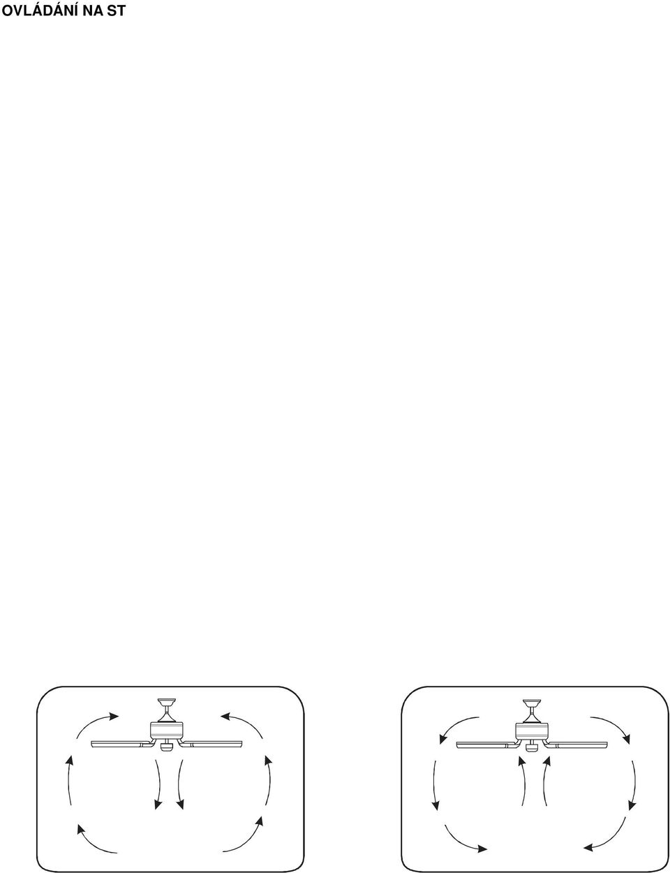 15 PŘEPÍNAČ Ventilátor může pracovat buď v režimu provozním nebo reverzním. POZNÁMKA: při změně otáčení lopatek nesmí být ventilátor v provozu. Reverzní spínač je umístěn na horní části motoru.