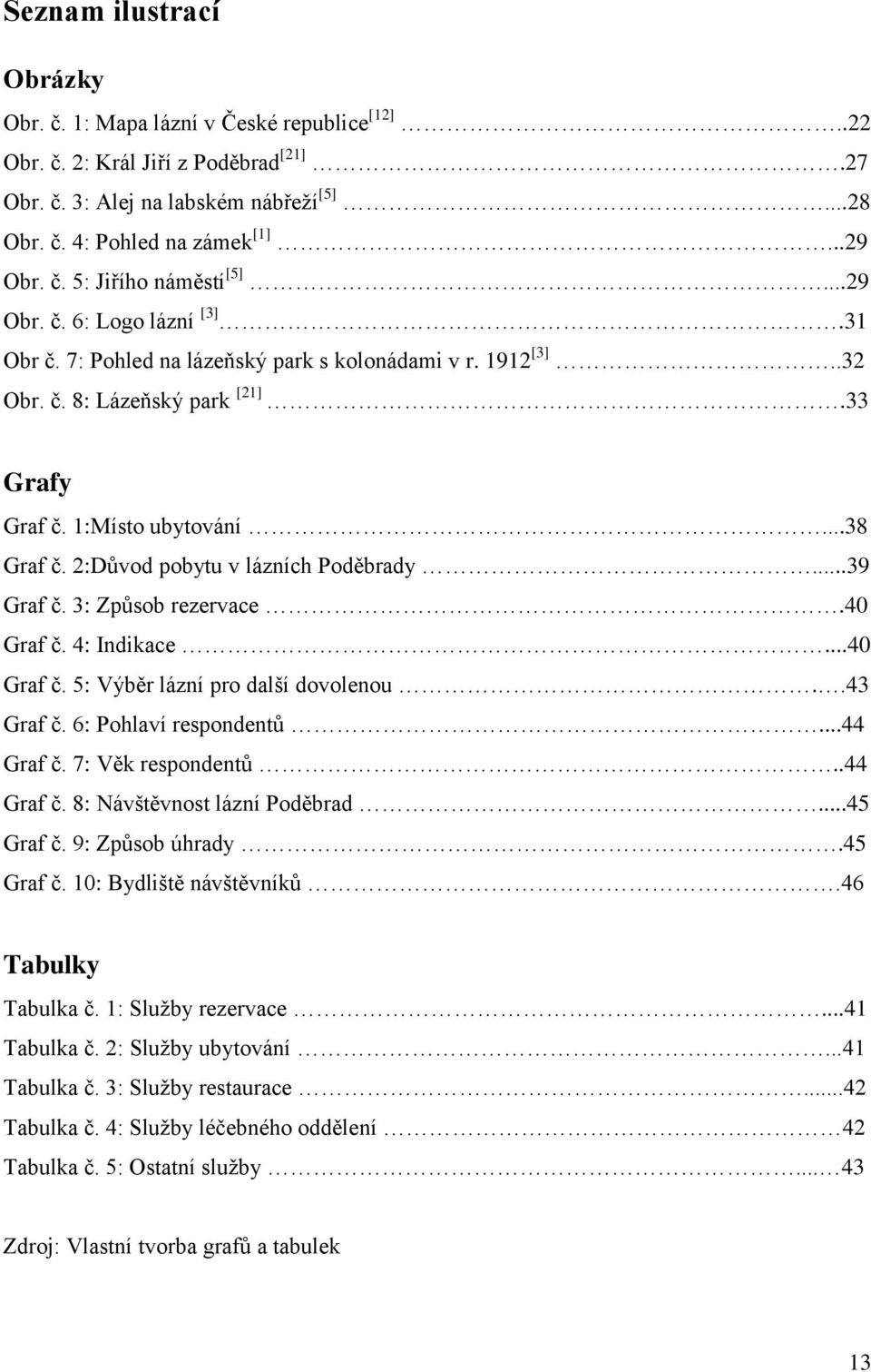 2:Důvod pobytu v lázních Poděbrady...39 Graf č. 3: Způsob rezervace.40 Graf č. 4: Indikace...40 Graf č. 5: Výběr lázní pro další dovolenou..43 Graf č. 6: Pohlaví respondentů...44 Graf č.