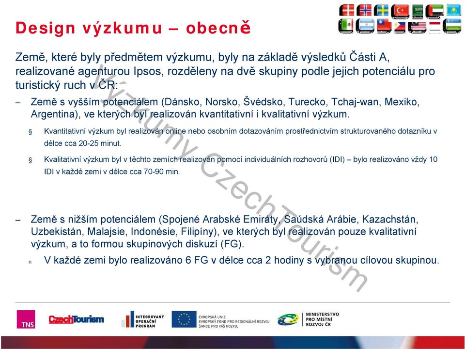 Kvantitativní výzkum byl realizován online nebo osobním dotazováním prostřednictvím strukturovaného dotazníku v délce cca 20-25 minut.