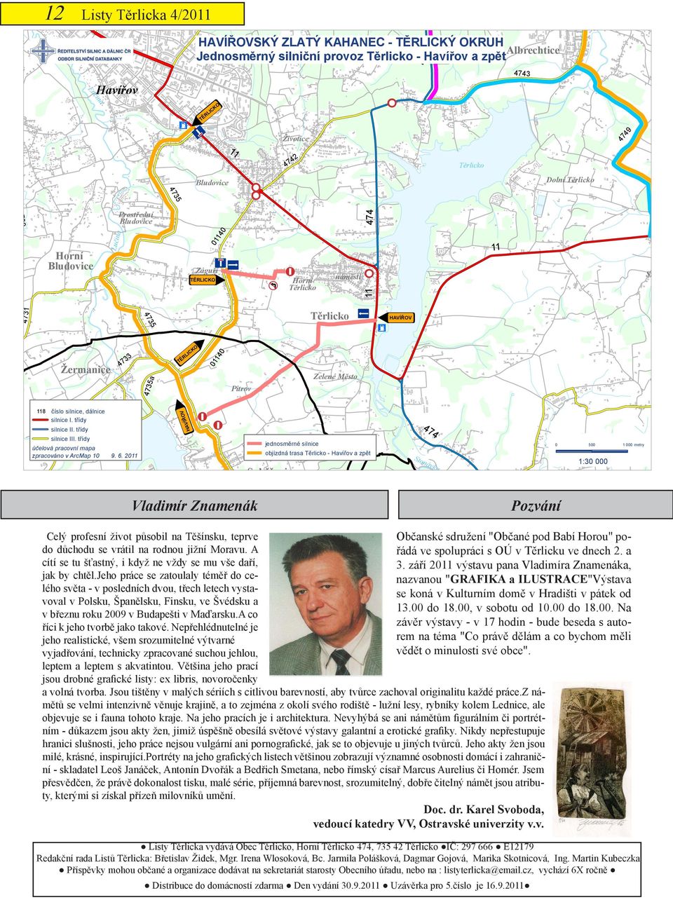 třídy Lučina Prostřední Bludovice 4733 účelová pracovní mapa zpracováno v ArcMap 10 9. 6.