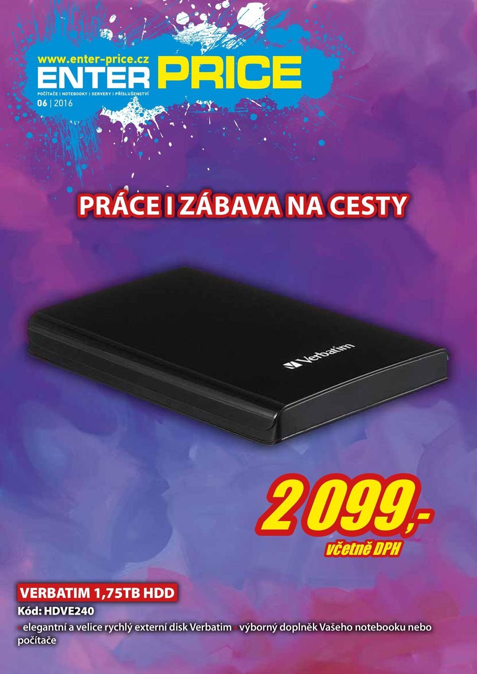 HDVE240 elegantní a velice rychlý externí