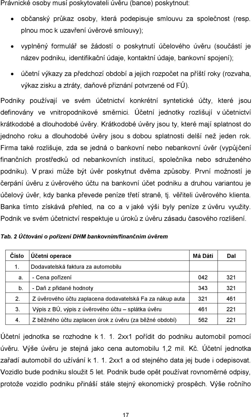 předchozí období a jejich rozpočet na příští roky (rozvaha, výkaz zisku a ztráty, daňové přiznání potvrzené od FÚ).