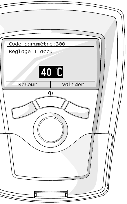 UŢIVATEL MENU 3 - Zásobník teplé vody / solární ohřev Stiskněte tlačítko MENU. Otáčením otočného ovladače zvolte menu 3 Sluneční ohřev a Bojler a volbu potvrďte tlačítkem POTVRDIT.