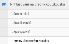 Přenos výsledku zkoušky pro jednotlivé varianty Výsledek zkoušky Podmínka Přenesený stupeň Vyhověl Vyhověl-zkouškou Nevyhověl Bez poplatku Nevyhověl Nehodnocen S poplatkem Po 30 dnech od zkoušky se