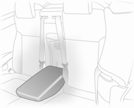 54 Sedadla, zádržné prvky Topení Zadní sedadla Loketní opěrka Sedan a kombi TwinTop Při zapnutém zapalování nastavte vyhřívání na požadované nastavení stisknutím tlačítka ß daného sedadla jednou nebo