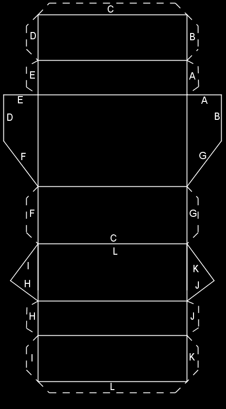 Obr. 56: Model sítě kolmého trojbokého
