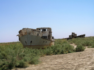 Aralské jezero leží v bezodtokové oblasti Víte, proč vysychá?