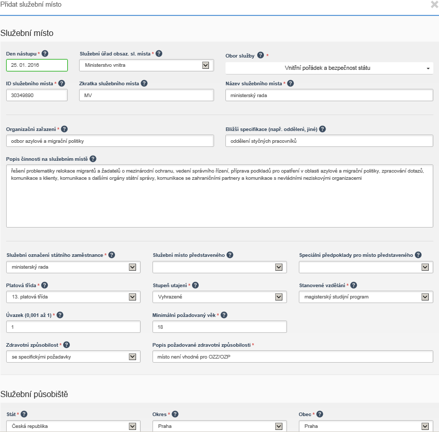 Obrázek 23: Detail dialogového okna pro úpravu