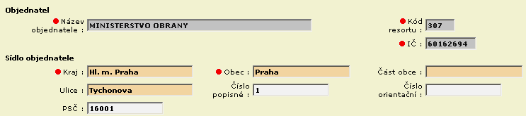 3. ZÁKLADNÍ PRAVIDLA PRÁCE V APLIKACI 3.1 Položky V této příručce záměrně nejsou uváděny detailní informace, které jsou společné pro celý IS ARGIS, tj.