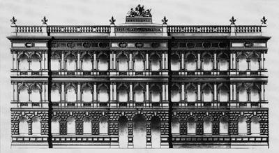 Přestavby a novostavby Královské stavby Městské paláce a zámky