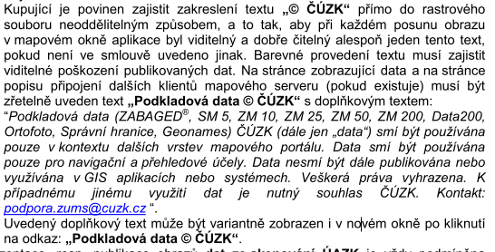 Kupující není oprávněn poskytnout zprostředkování nahlížení dat na internetových stránkách jiných subjektů ani poskytnout těmto