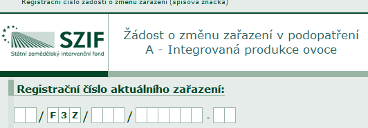 AEKO 4 Žádost o změnu zařazení v rámci AEKO V průběhu pětiletého závazku má žadatel povinnost hlásit Fondu změny (přečíslování, změna výměry apod.