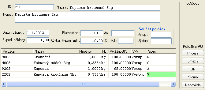 5 Modul zásoby - Tvorba cen a cenových akcí v *8747 1 Prvotní nadefinování 1.