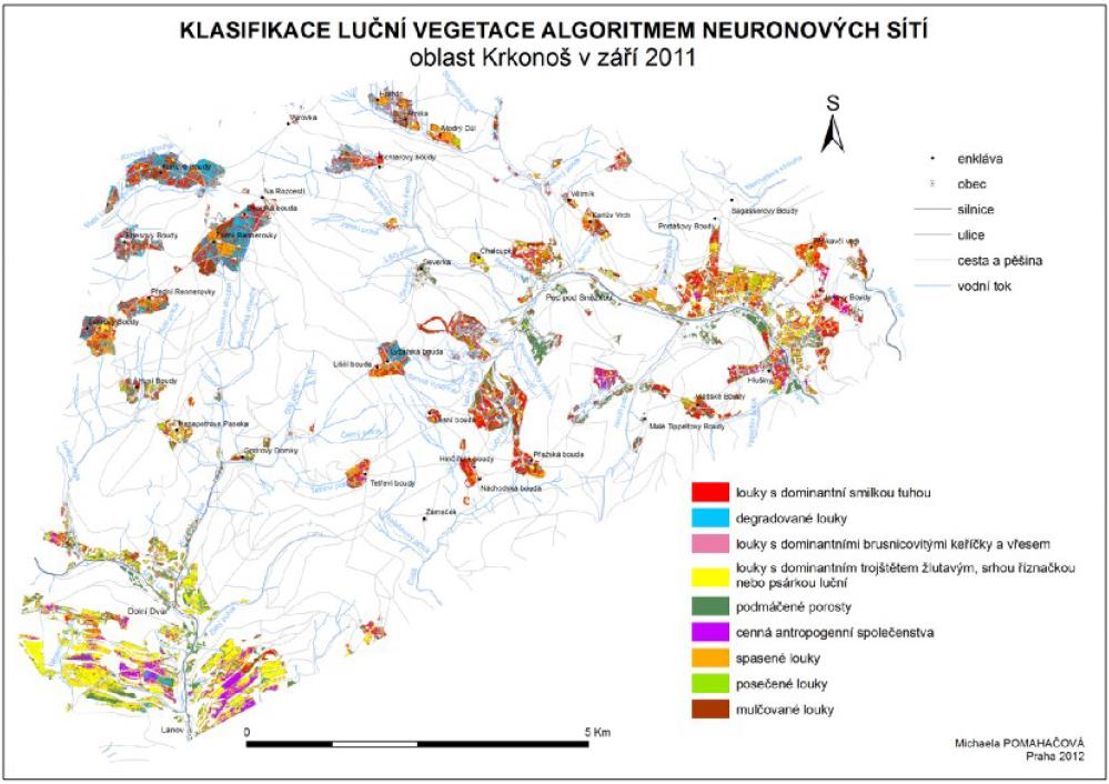 Vegetace Identifikace různých typů vegetace funkce krajiny biodiverzita Indikátory liniová vegetace meze, remízky, Fragmentace krajiny (Zpráva o životním