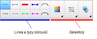 K A P I T O L A 4 Vytváření základních bjektů Pstup nakreslení tvaru 1. Stiskněte Pera. Zbrazí se tlačítka nástrjů Pera. 2. Stiskněte plžku Druhy pera a vyberte Per rzpznávající tvary. 3.