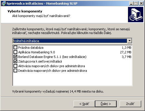 Adresár HB_SLSP ponúknite v OS Windows na zdieľanie všetkým pracovníkom, ktorí budú používať aplikáciu HB s nastavením príslušných prístupových oprávnení na zdieľanie (minimum právo Zmeniť).