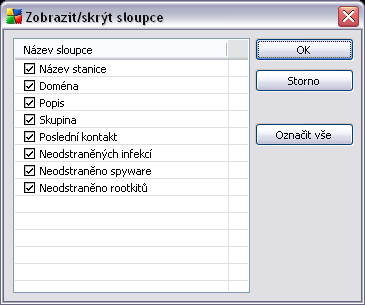 Události Upozorňování Grafické reporty Licence Nevyřízené požadavky Popis jednotlivých položek naleznete v odpovídajících kapitolách. 6.2.3.