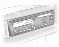 Přístroje a ovládací prvky 105 Tachograf tachografu, ne na počítadle ujeté vzdálenosti na displeji - sdruženém přístroji. Počítadlo ujeté vzdálenosti 3 88.
