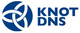 Obrázek 2.8: Logo Knot DNS[12]. Labs of Amsterdam. NSD používá stejné zónové soubory jako BIND 9, které se následně kompilují do binární reprezentace, která umožňuje rychlý start, kontrolu syntaxe.