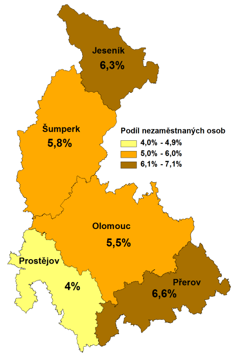 2. Vybrané nástroje aktivní politiky zaměstnanosti v Olomouckém kraji Tabulka č.