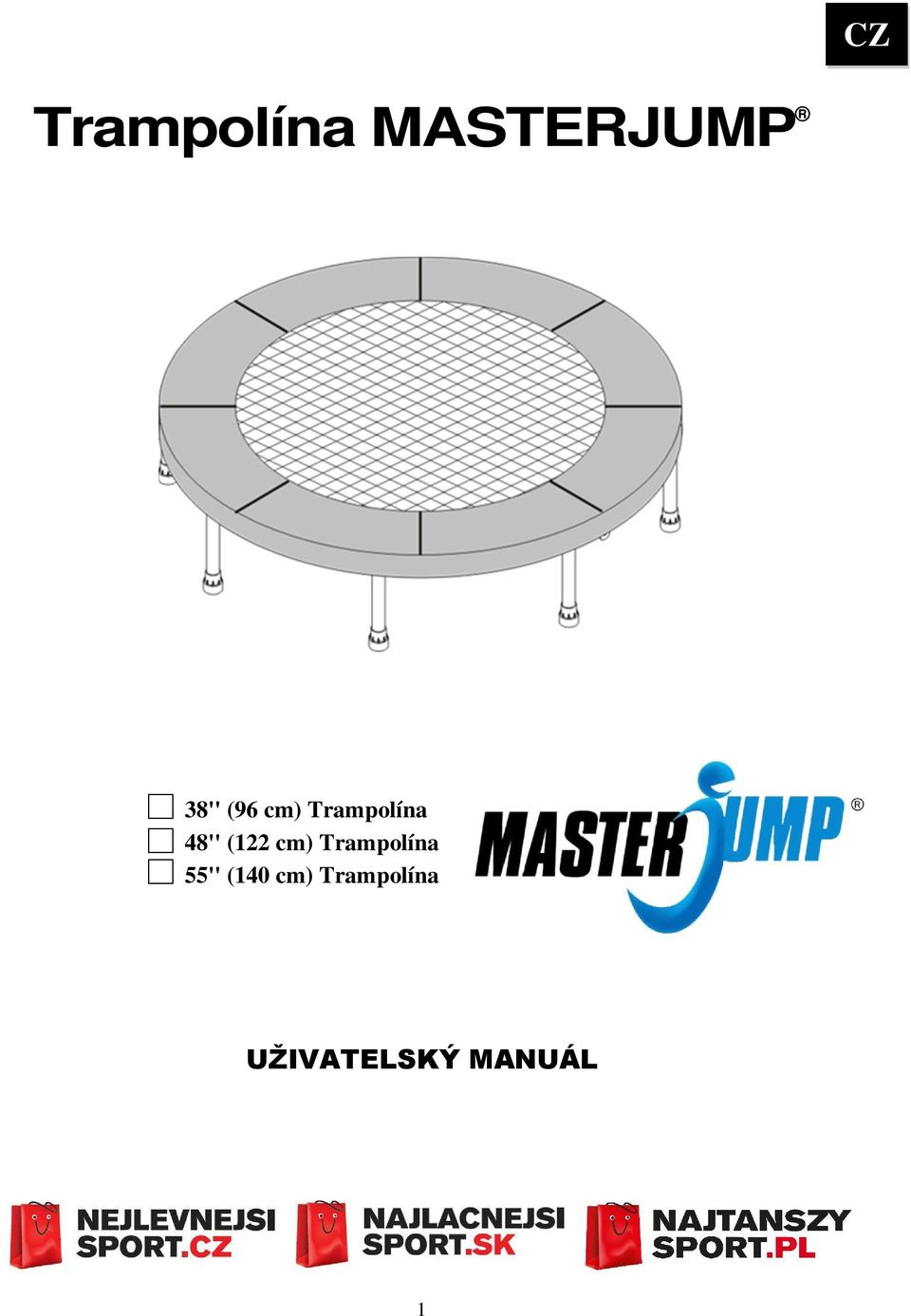 cm) Trampolína 55'' (140 cm)