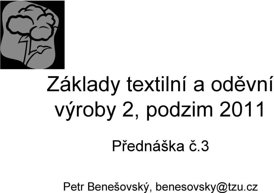 2011 Přednáška č.