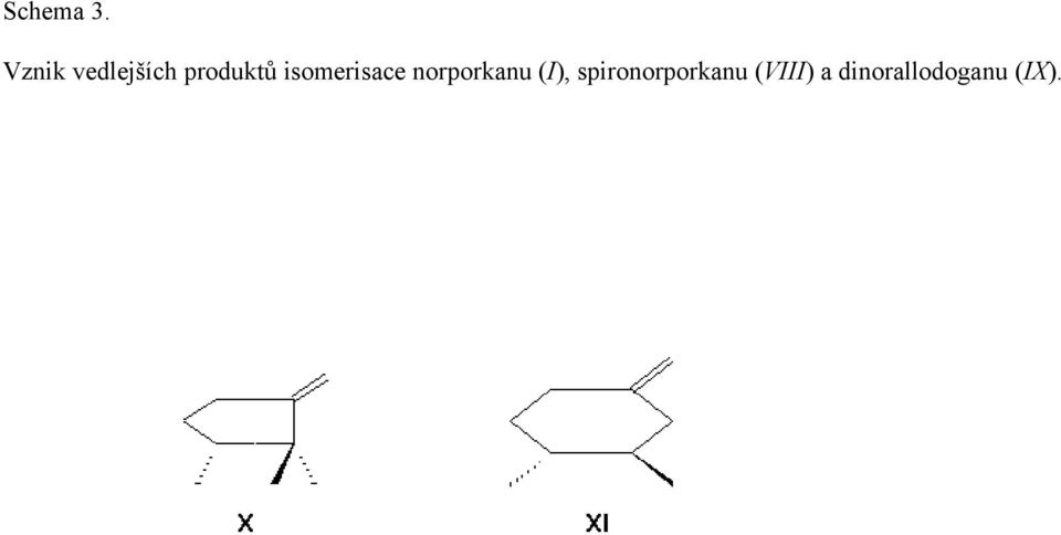 isomerisace norporkanu (I),
