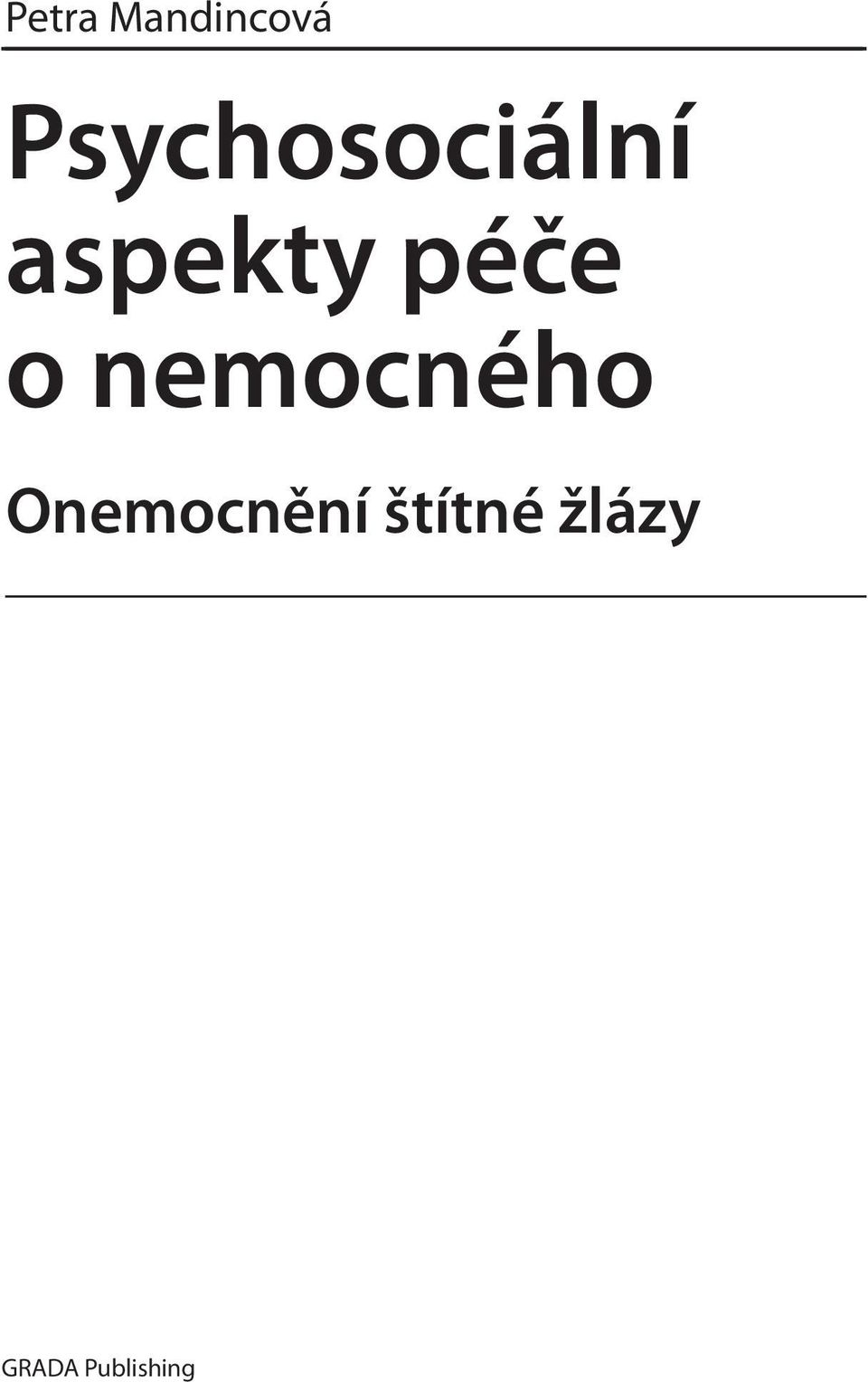 péče o nemocného