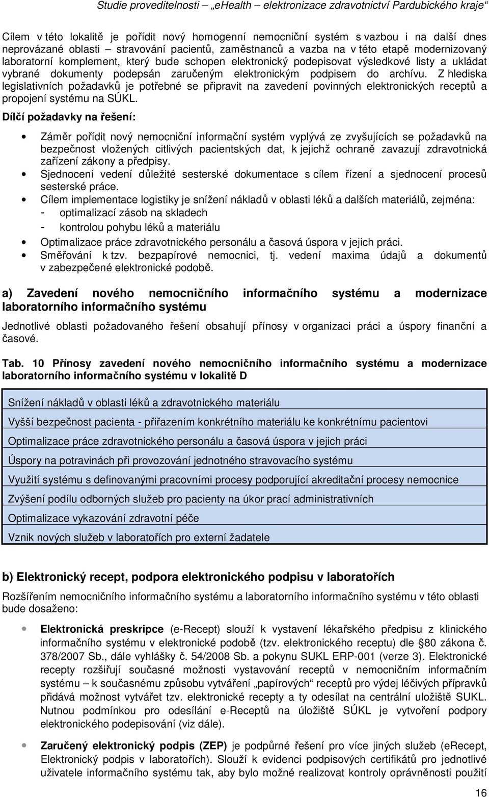 Z hlediska legislativních požadavků je potřebné se připravit na zavedení povinných elektronických receptů a propojení systému na SÚKL.