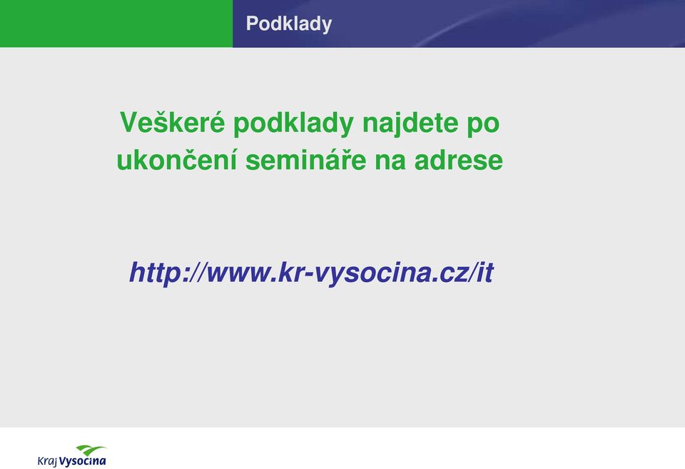 ukončení semináře na