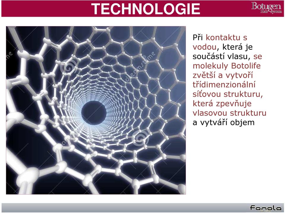 zvětší a vytvoří třídimenzionální síťovou